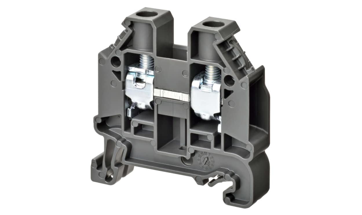 Omron XW5T-S10-1.1-1, XW5T Series Grey, 1-Level, Screw Termination