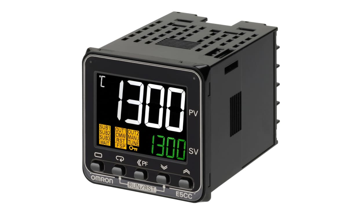 Omron E5CC-QX3D5M-007, E5CC Panel Mount Controller, 96 x 96mm 1 Input, 3 dedicated Output SSR, Solid State Relay, Logic, 24 V ac/dc - generaltechuae