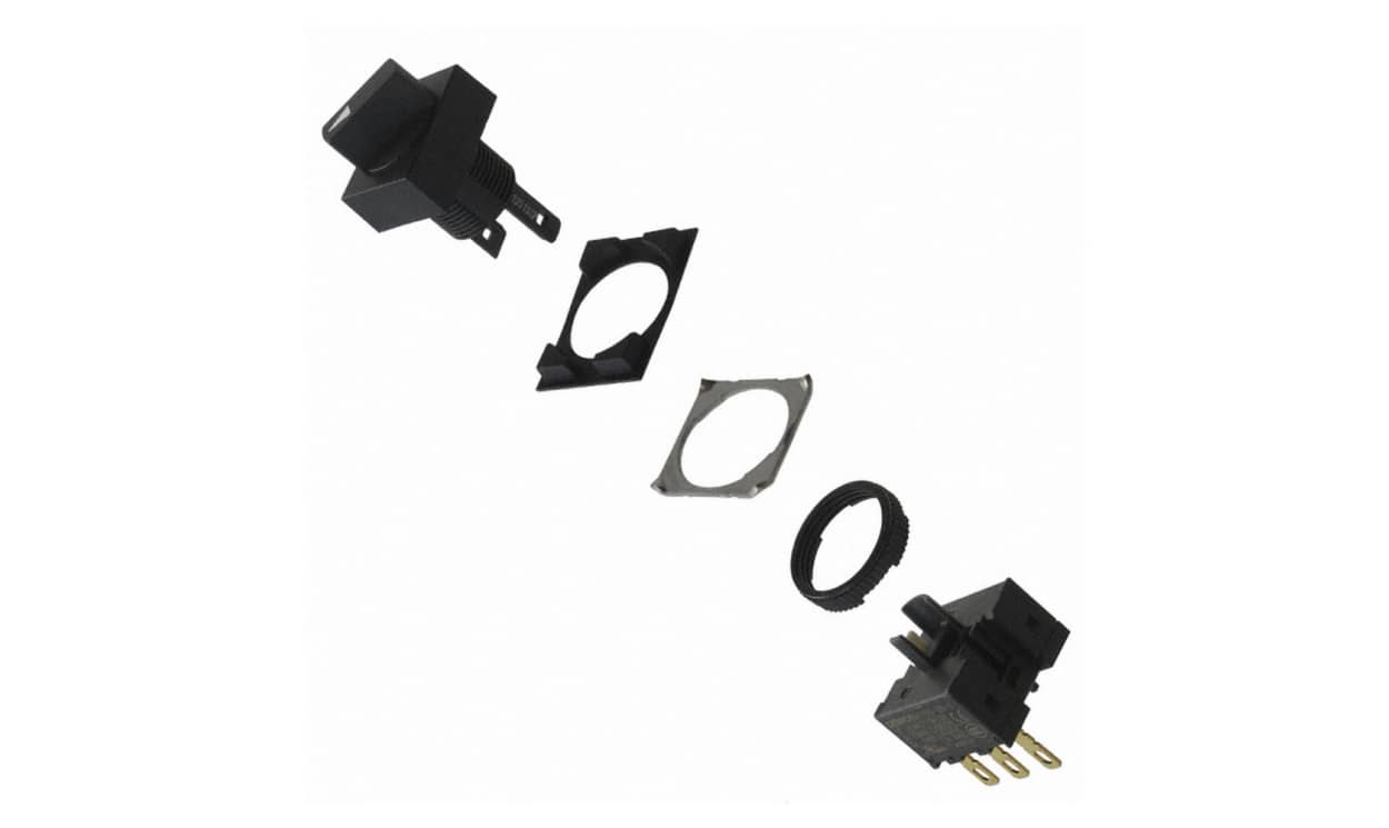 Omron A165S-J2A-2, Selector Switch - (DPDT)