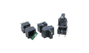 Omron A16S-3N-2LS, Selector Switch - (DPDT), Illuminated