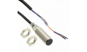 Omron E2B-M12KS02-WP-B1 2M, Inductive Threaded Barrel Proximity Sensor, M12, 2 mm Detection, PNP NO, 10 → 30 V dc