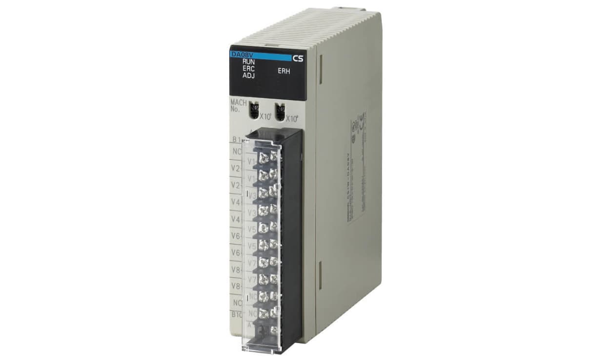 Omron CS1W-DA08-V, CS1W Series I/O Unit for Use with CS1, Analogue