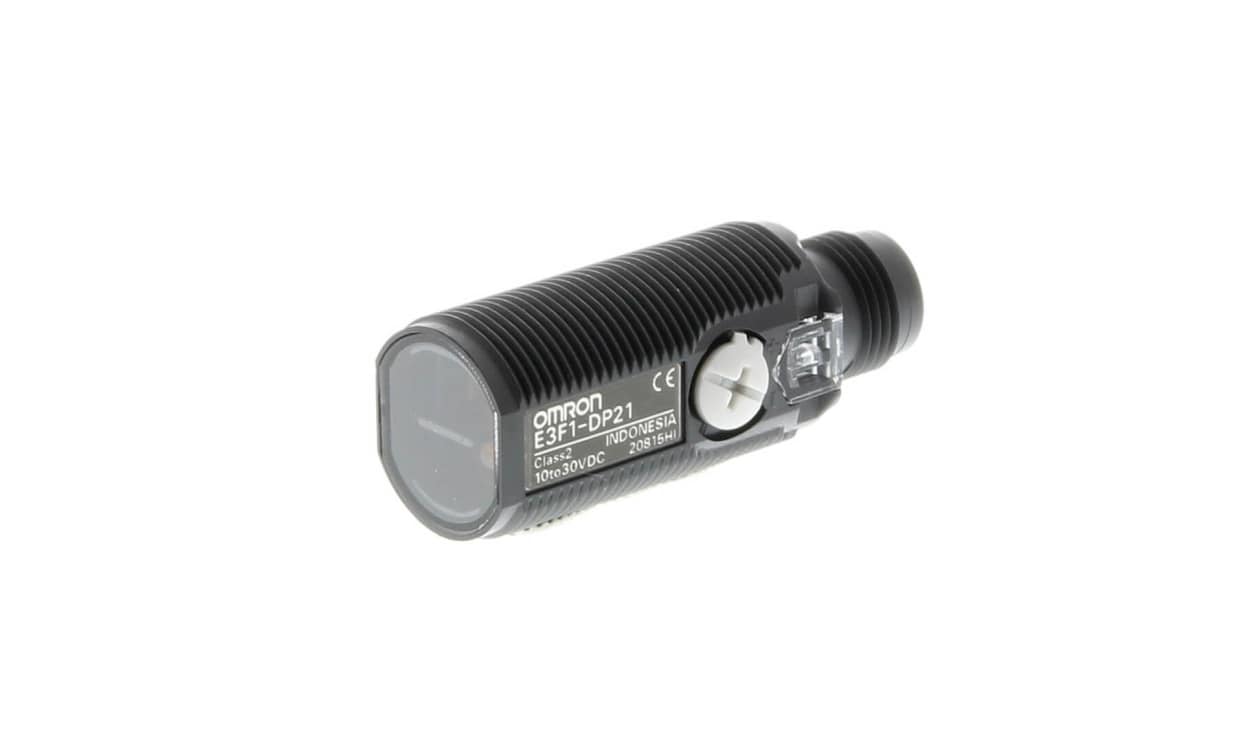 Omron E3F1-DN22, Diffuse Photoelectric Sensor, Cylindrical Sensor, 300 mm Detection Range - generaltechuae