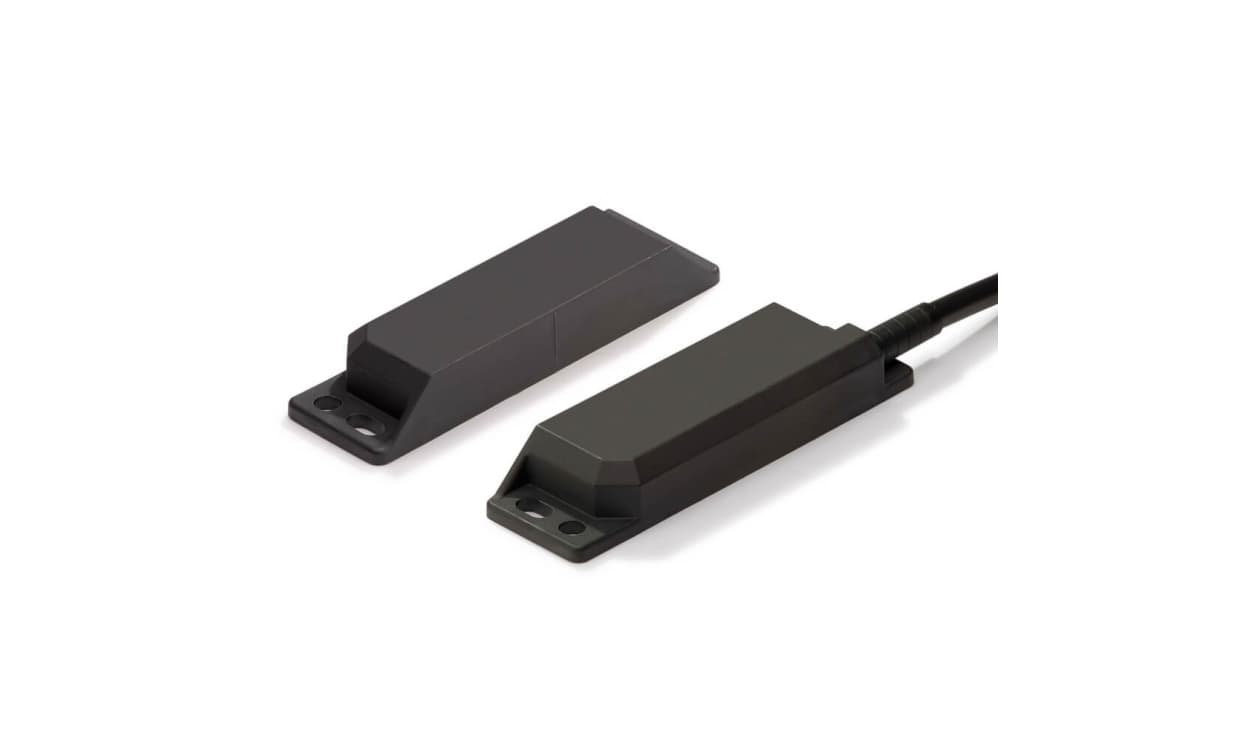 Omron F3S-TGR-NLPM-21-05, F3S-TGR Series Flush Hall Coded Non-Contact Safety Switch, 24V dc, Polyester Housing, NO/2NC, Cable