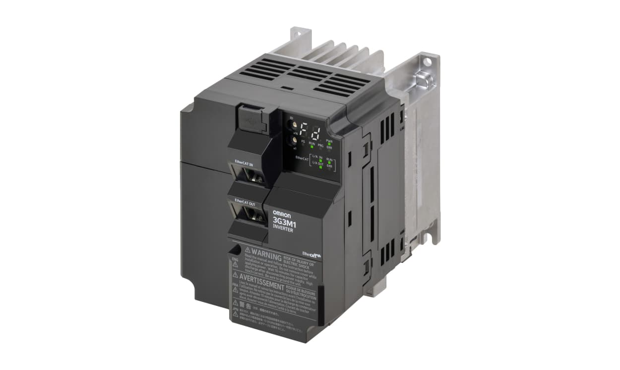 Omron 3G3M1-A2022-ECT, Variable Speed Drive, 3 kW, 3 Phase, 200 V ac, 12 A, M1 Series - generaltechuae