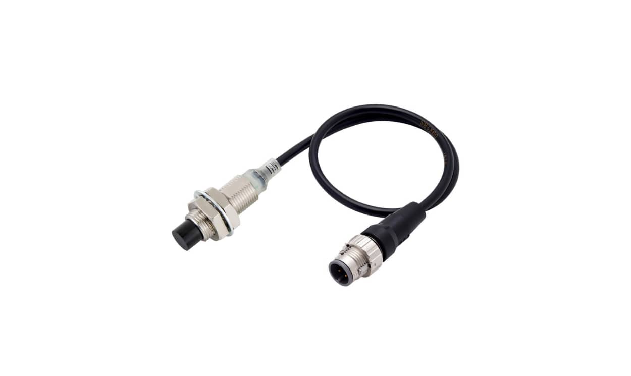 Omron E2E-X8MD1-M1GJ 0.3M, Inductive Threaded Barrel Proximity Sensor, M12, 8 mm Detection