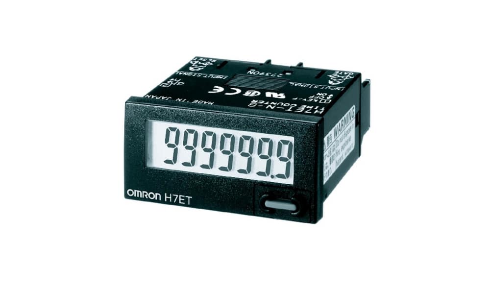 Omron H7ET-NFV-B, H7E Series Flush Mount Timer Relay, 0 → 999999.9h