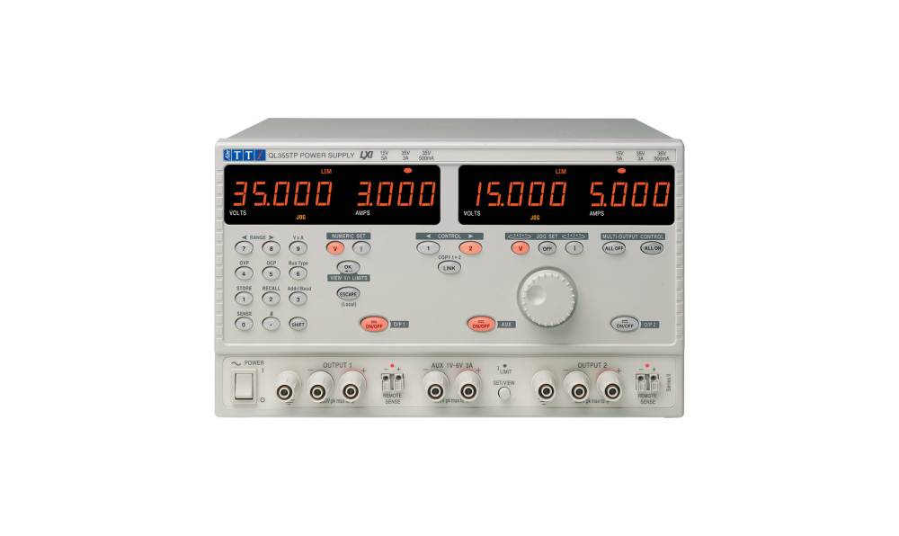 Aim-TTi QL Series II Series Digital Bench Power Supply, 0 → 35V, 3A, 3-Output, 228W