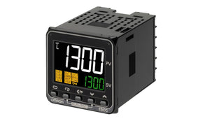 Omron E5CC-QX3D5M-005, E5CC Panel Mount PID Temperature Controller, 48 x 48mm 4 Input, 3 Output SSR, Solid State Relay, Logic, 24 V