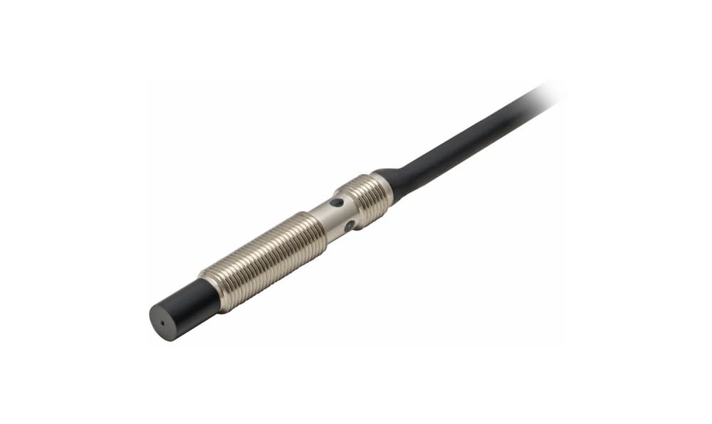Omron E2E-S05N03-WC-C1 2M, Inductive Threaded Barrel Proximity Sensor, M5, 3 mm Detection, NPN NO, 10 → 30 V dc