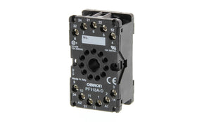 Omron PF113A-D, MKS 11 Pin 300V ac DIN Rail Relay Socket, for use with MKS Series