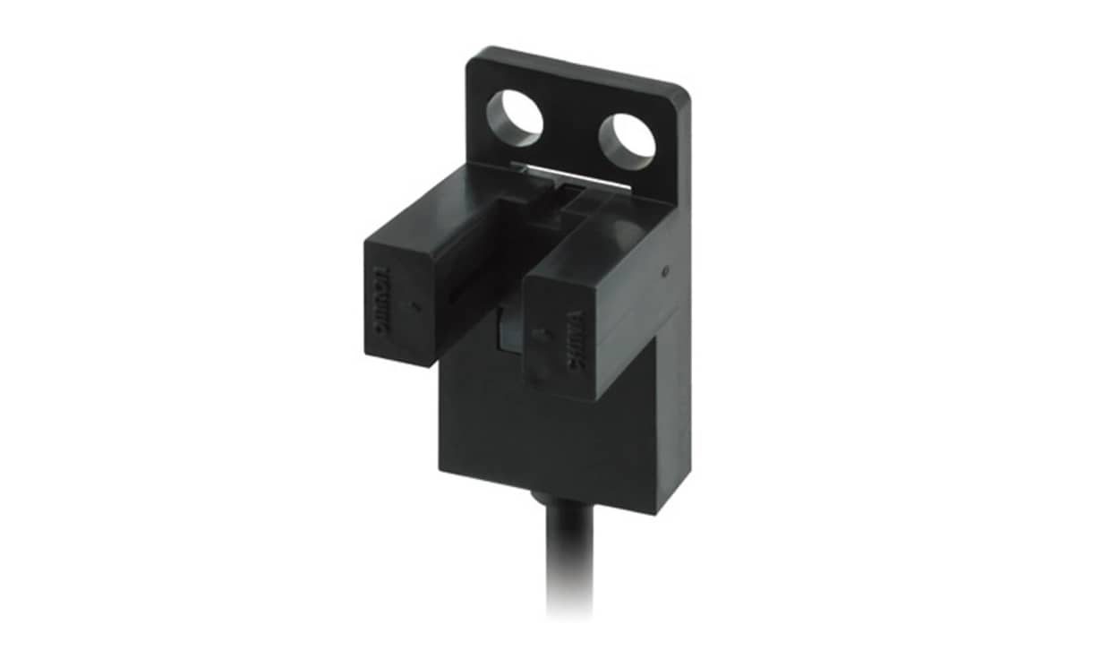 Omron EE-SX674-WR 1M, Through Beam Photoelectric Sensor, Fork Sensor, 5 mm Detection Range