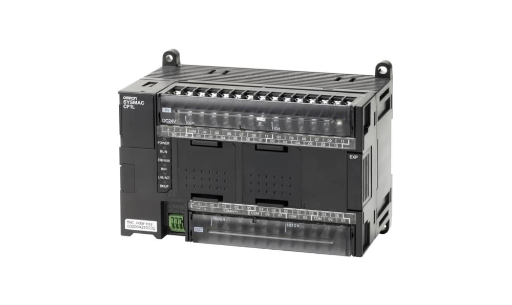 Omron CP1L-EM40DT1-D, CP1L-EM Series PLC CPU for Use with CP Series, PNP Output, 24-Input, DC Input
