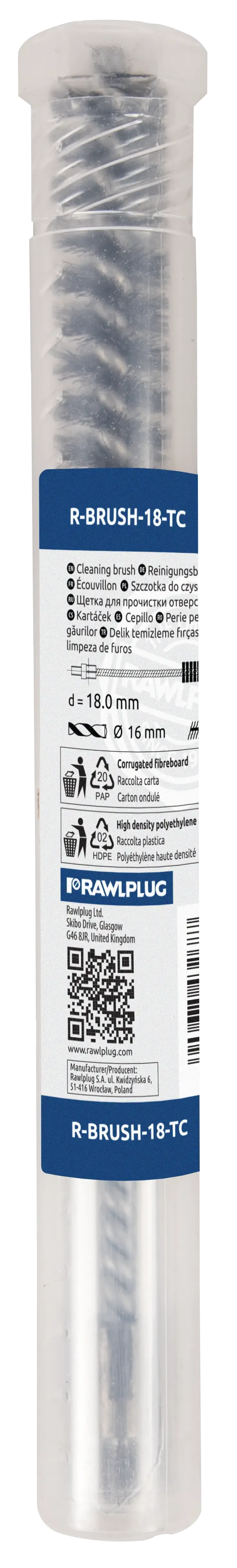 Rawlplug R-BRUSH-18-TC | R-BRUSH Steel Brush for Deep Hole Cleaning | 18 mm - generaltechuae (3)
