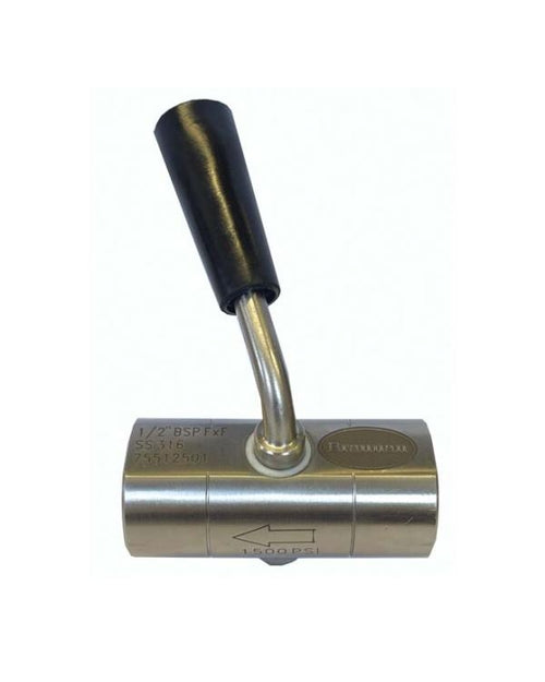 Brannan 39/085/0 | Stainless Steel Pressure Gauge Cock | SS316, 1/2 in Male x Female BSP, Standard - generaltechuae