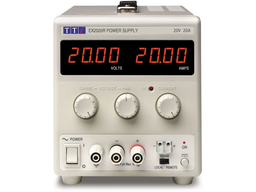 TTi EX2020R | Precision DC Bench | EX-R Series Mixed-Mode Regulated  400W Power Supply 20V/20A - generaltechuae