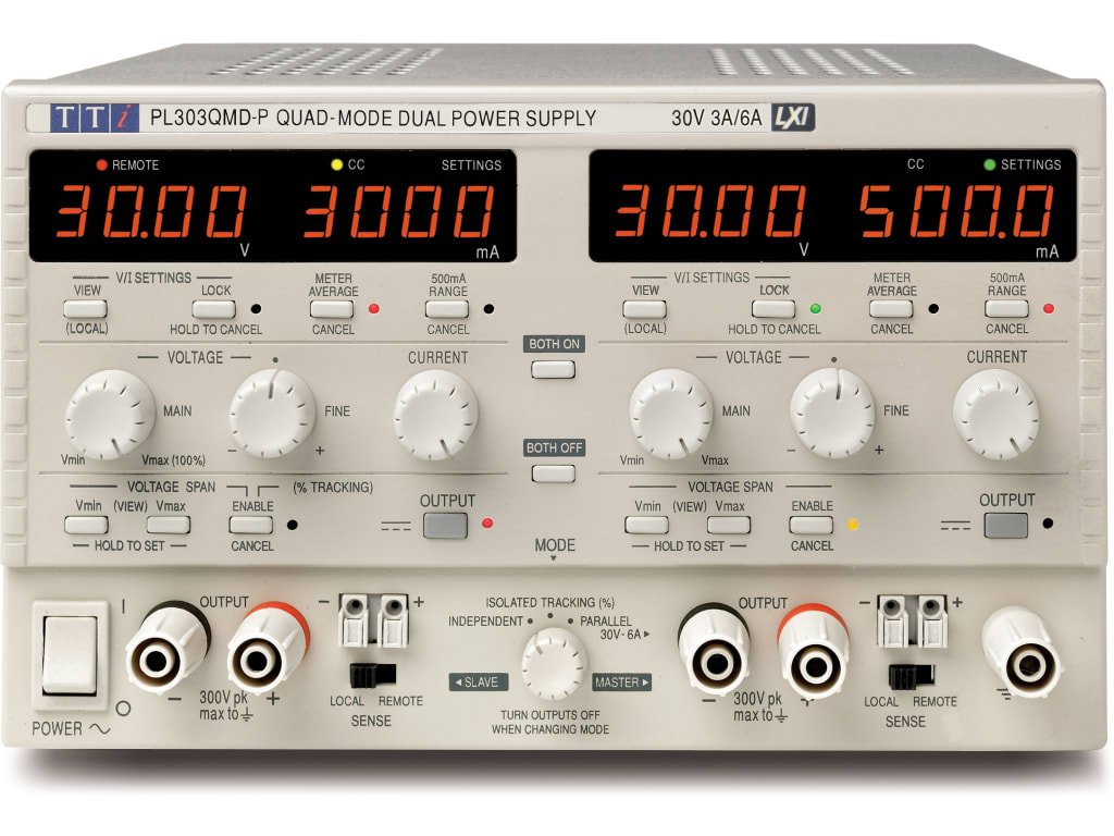 TTi PL303QMD-P | Bench System DC Power Supply | Dual 0-30V/0-3A USB/RS232/LAN(LXI) - generaltechuae