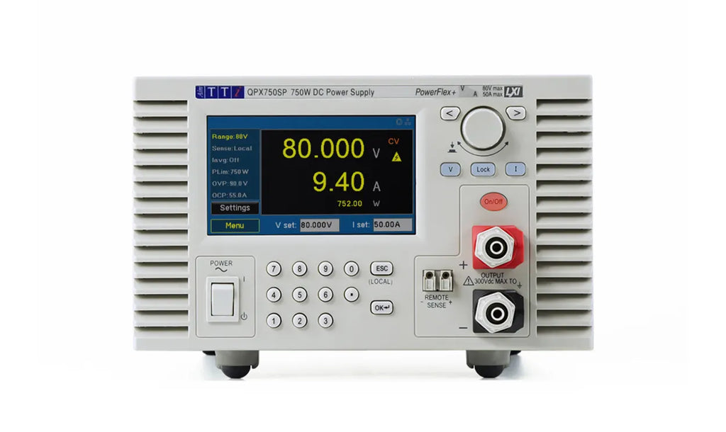 TTi QPX750SP | DC Power Supply | Bench/System | Single output, 80V/50A, 750W PowerFlex+, LAN & USB interfaces, GPIB Option - generaltechuae