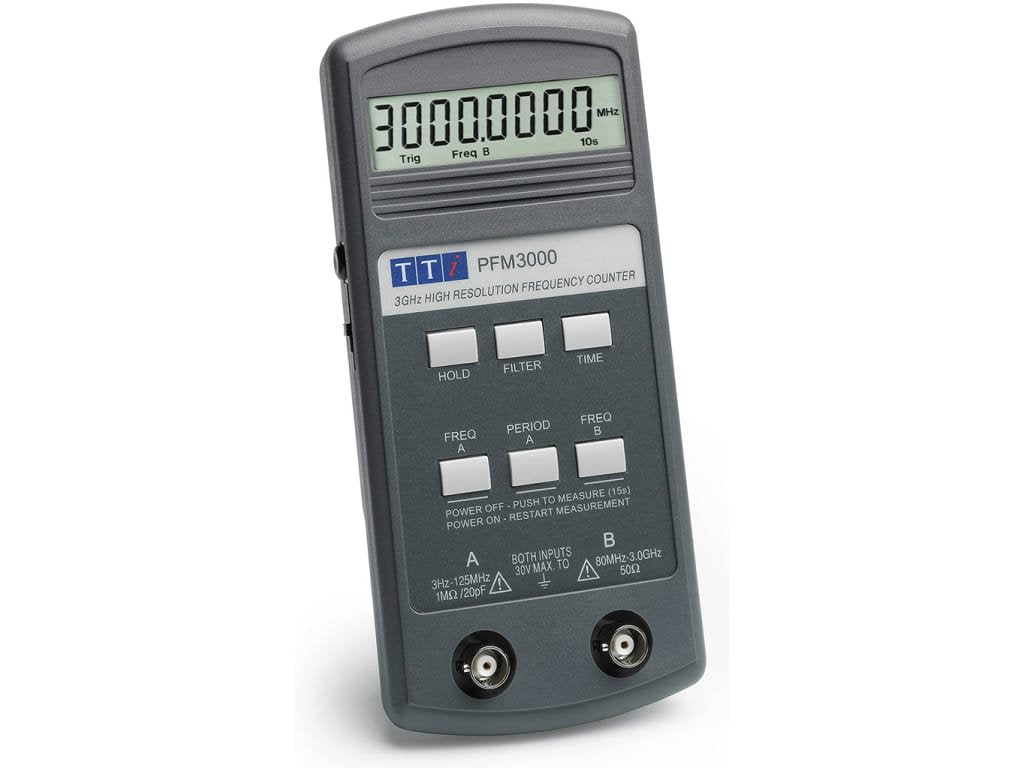 TTi PFM3000 | 3GHz Hand-Held Counter - generaltechuae