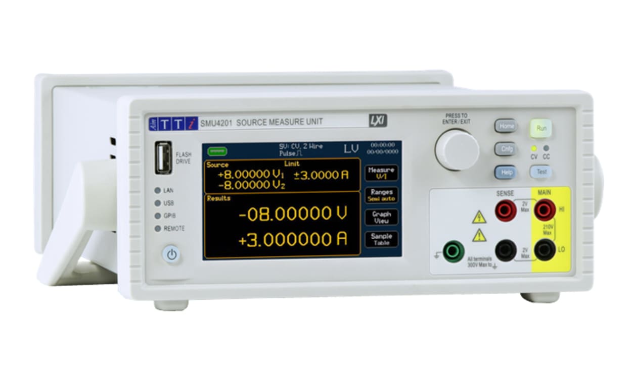 Aim-TTi SMU4000 Series Source Meter, 20 mV → 200 V, 1-Channel, 200 nA → 3 A, 25W Output