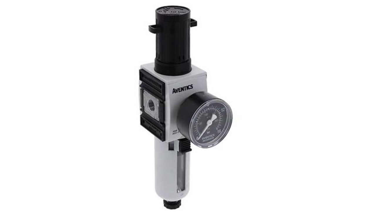 AVENTICS R412006196 AS2-FRE Filter Regulator, 5μm, G 1/4, Semi Automatic, 16 bar - generaltechuae