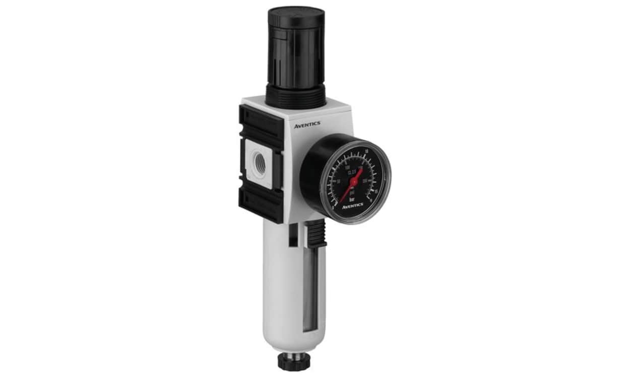 AVENTICS R412007209 AS3-FRE Filter Regulator, 5μm, G 1/2, Semi Automatic, 16 bar - generaltechuae