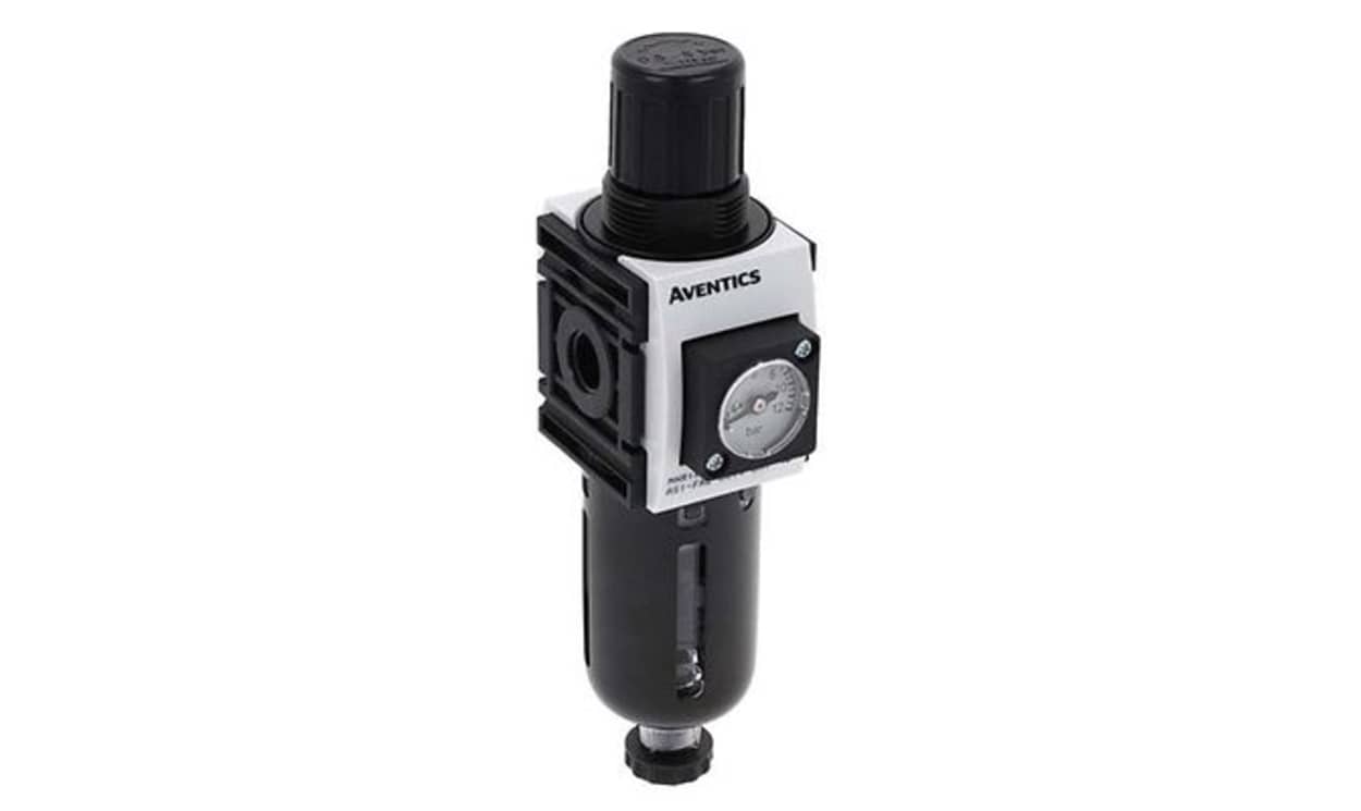 AVENTICS R412014648 AS1-FRE Filter Regulator, 5μm, G 1/4, Semi Automatic, 12 bar - generaltechuae