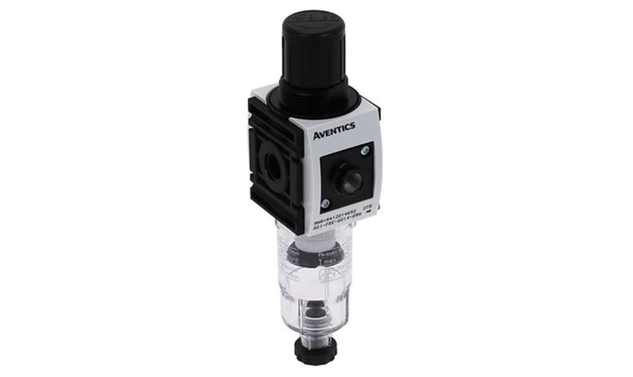 AVENTICS R412014652 AS1-FRE Filter Regulator, 5μm, G 1/4, Semi Automatic, 12 bar - generaltechuae