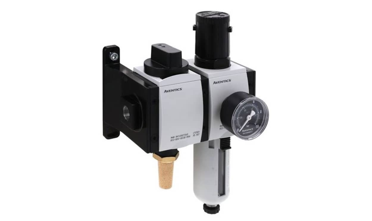 AVENTICS R412027671 AS3 Filter Regulator, 5μm, G 3/8, Semi Automatic, 16 bar - generaltechuae