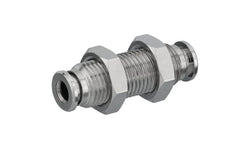 AVENTICS 1823391640 QR2-S-RSM Series Bulkhead, Push In 10 mm to Push In 10 mm, Push-in Connection Style, R412005054 - generaltechuae