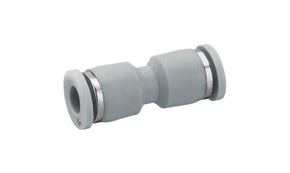 AVENTICS 2121506000 QR1-S-RSK Series Straight Fitting, Push In 6 mm to Push In 6 mm, Tube-to-Tube Connection Style