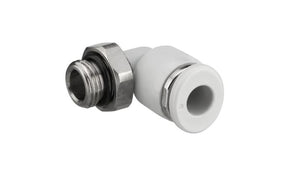 AVENTICS 2122006050 QR1-S-RVT Series Elbow Fitting, M5 to Push In 6 mm, Threaded Connection Style