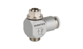 AVENTICS 0821200249 CC02-AL Series Tube Flow Valve, 10mm Tube Inlet Port x G 3/8 Outlet Port
