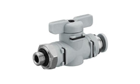 AVENTICS R412005490 Locking Shut-Off Valve Manual Blocking Of Air Supply Ball Valve QR1-BGS Series, G 1/8, 1/8in
