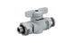 AVENTICS R412005493 Locking Shut-Off Valve Manual Blocking Of Air Supply Ball Valve QR1-BGS Series, G 1/4, 1/4in