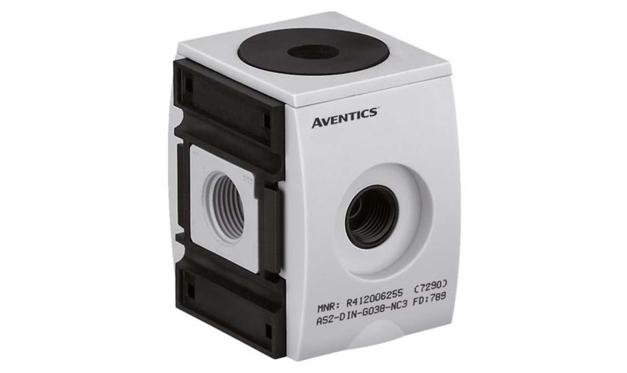 AVENTICS R412007255 AS3-DIN Non Return Valve G 1/2 Inlet, 0.4 → 16bar - generaltechuae