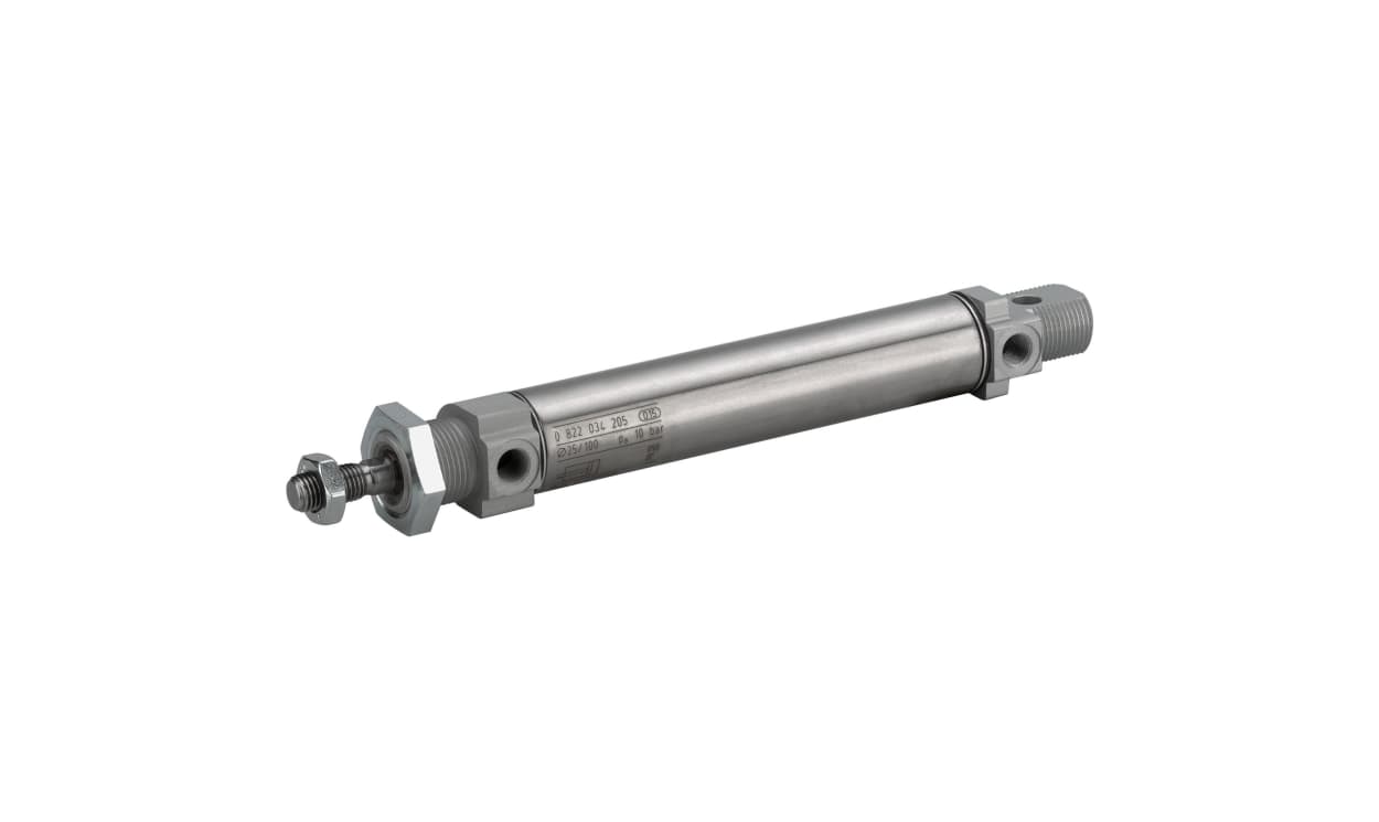 AVENTICS 0822330202 Pneumatic Cylinder - , 10mm Bore, 25mm Stroke, MNI Series, Double Acting - generaltechuae