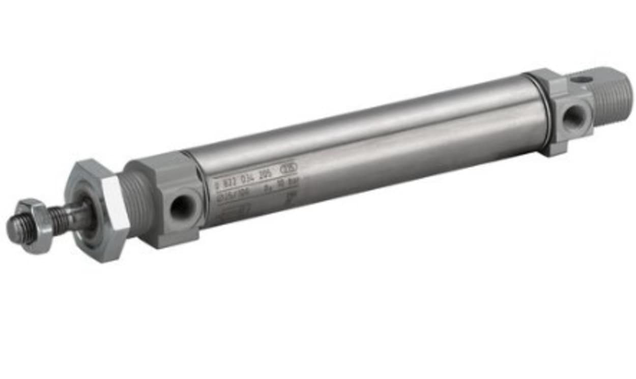 AVENTICS 0822334207 Pneumatic Piston Rod Cylinder - 25mm Bore, 160mm Stroke, MNI Series, Double Acting - generaltechuae