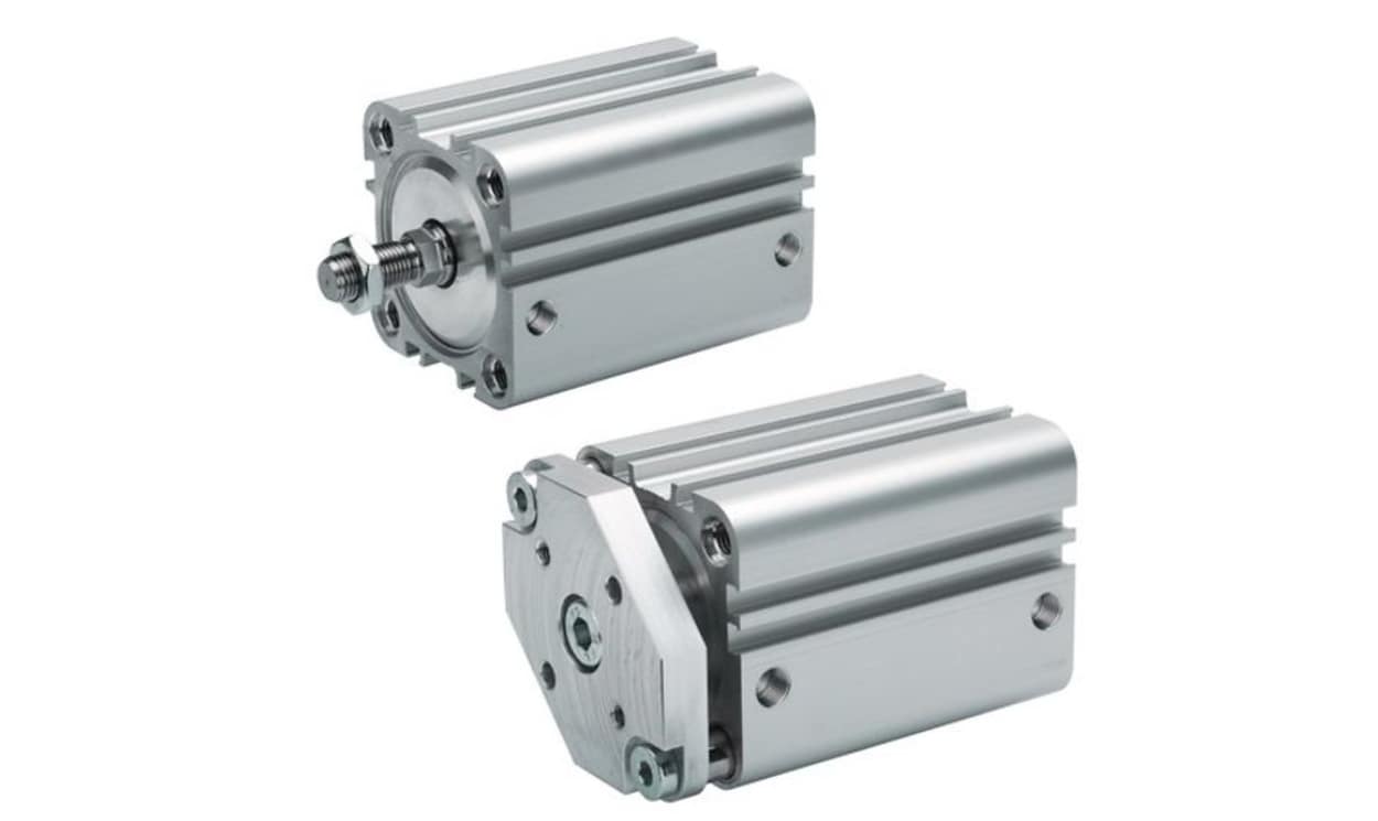 AVENTICS 0822497000 Pneumatic Compact Cylinder - , 80mm Bore, 5mm Stroke, KPZ Series, Single Acting - generaltechuae