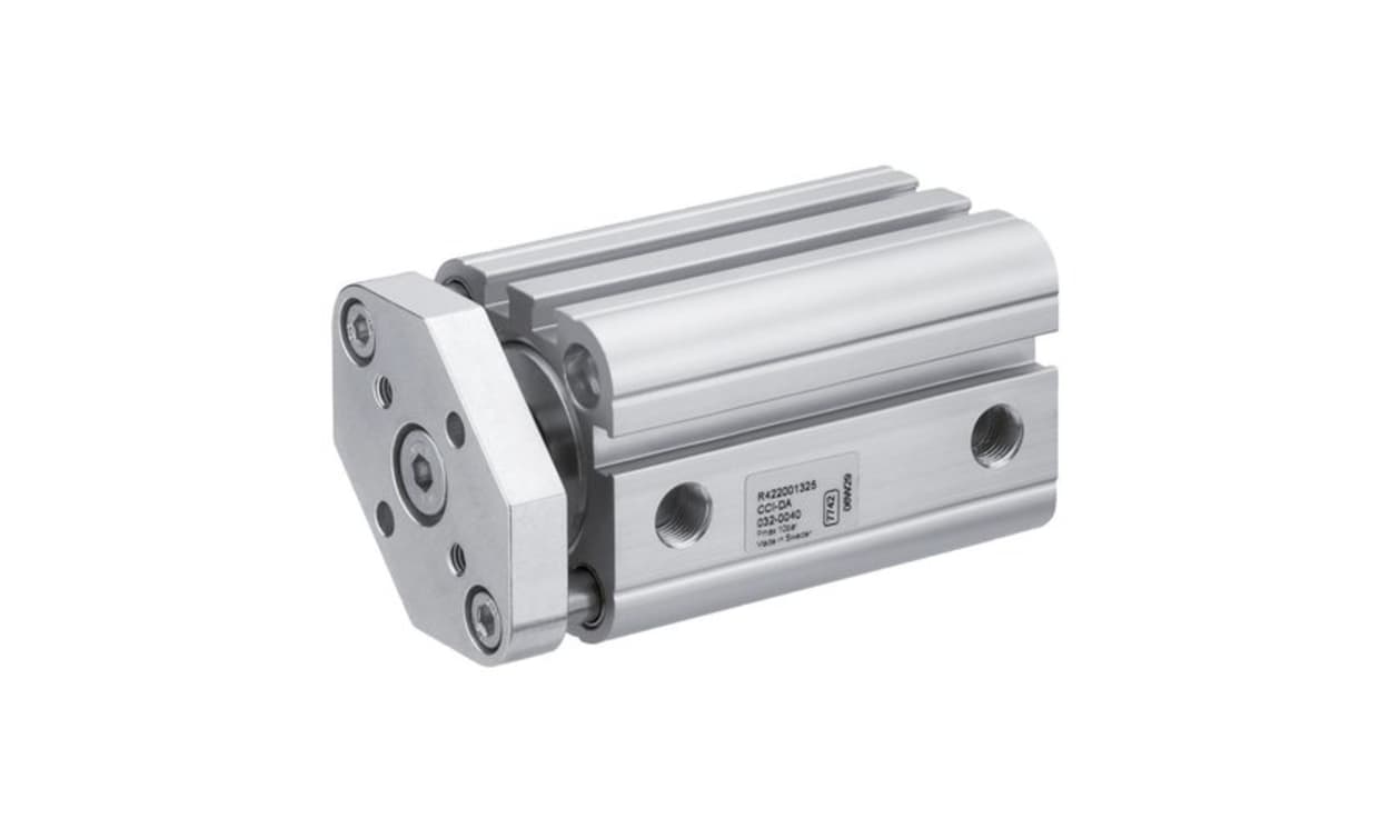 AVENTICS R422001365 Pneumatic Compact Cylinder - 32mm Bore, 100mm Stroke, CCI Series, Double Acting - generaltechuae