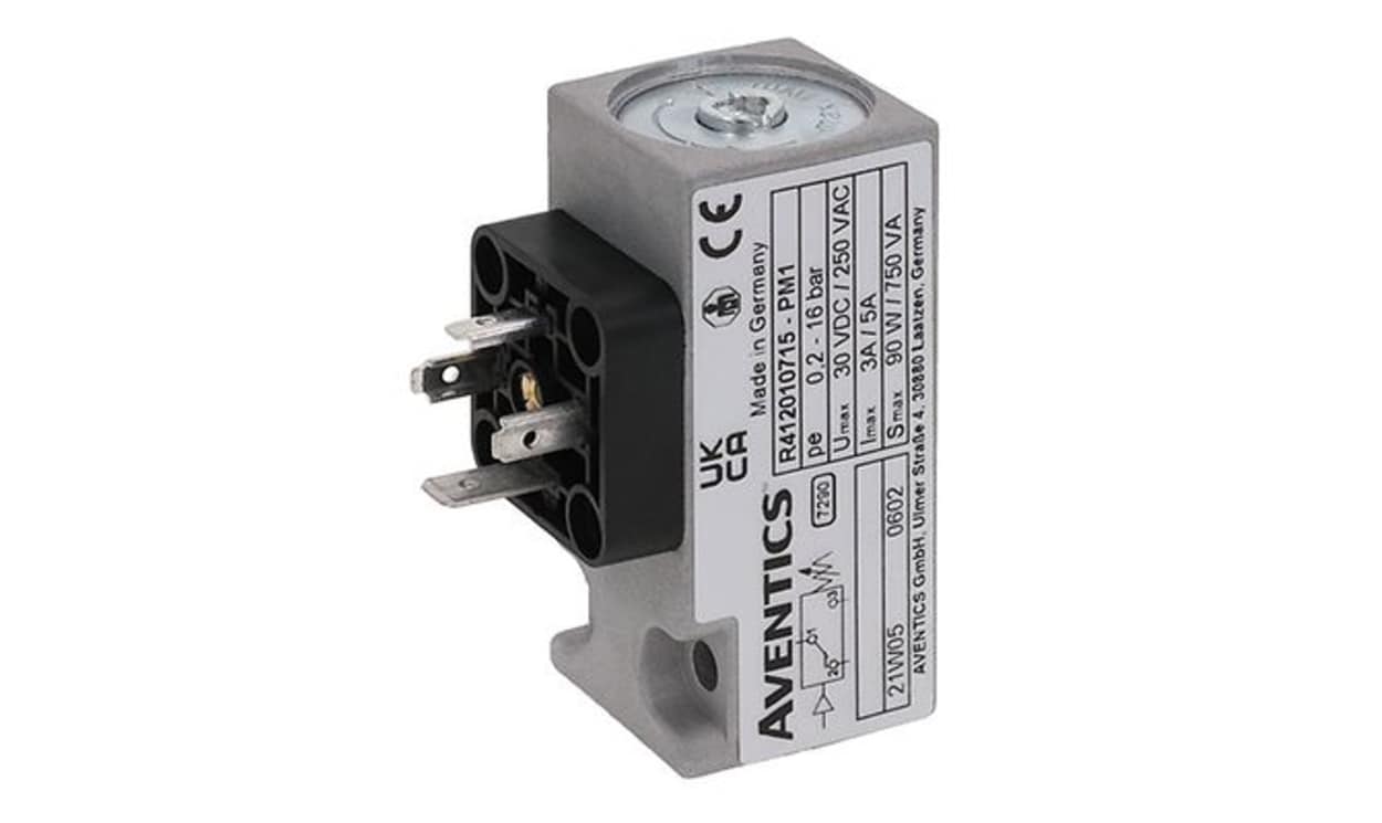 AVENTICS R412010712 Pressure Sensor 80bar, 12 → 125V dc, IP65 16 bar