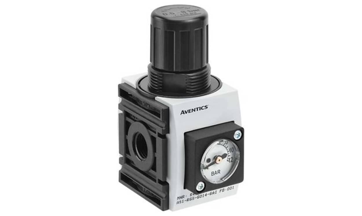 AVENTICS R412014628 G 1/4 Regulator - 0.5bar to 12bar, 0.25 in, 8bar max. input - generaltechuae