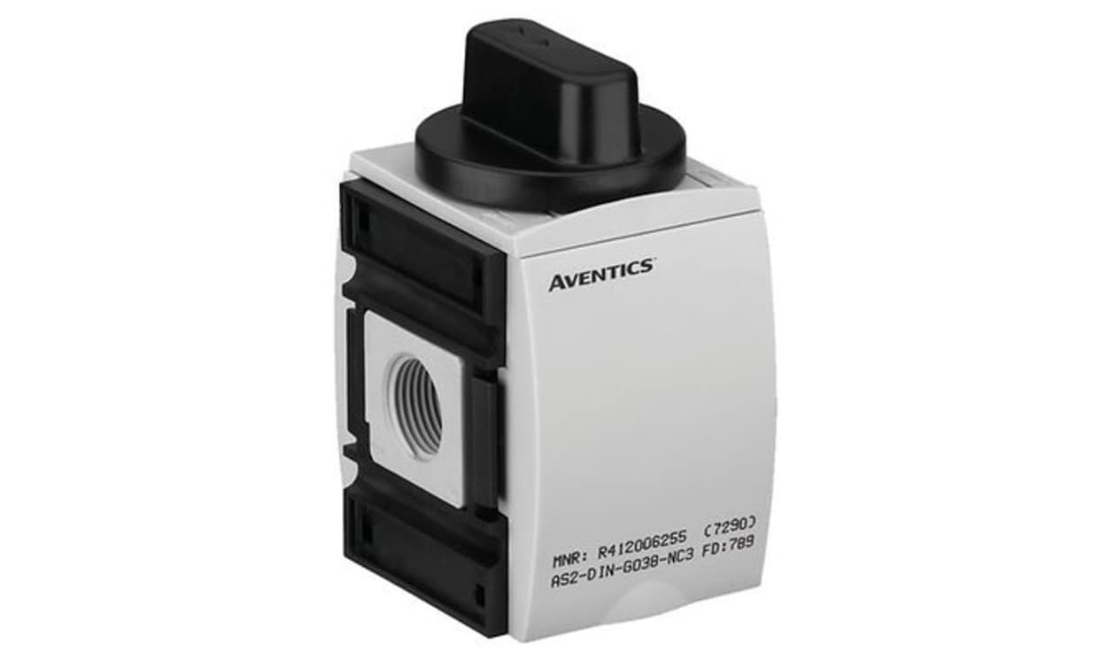 AVENTICS R412006256 G G 1/4 Pneumatic Shut-Off Valve, 2000L/min - generaltechuae
