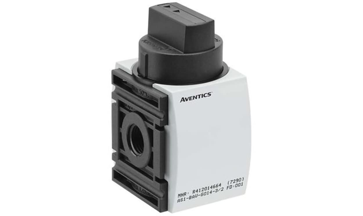 AVENTICS R412014664 G G 1/4 Pneumatic Shut-Off Valve, 2600L/min - generaltechuae