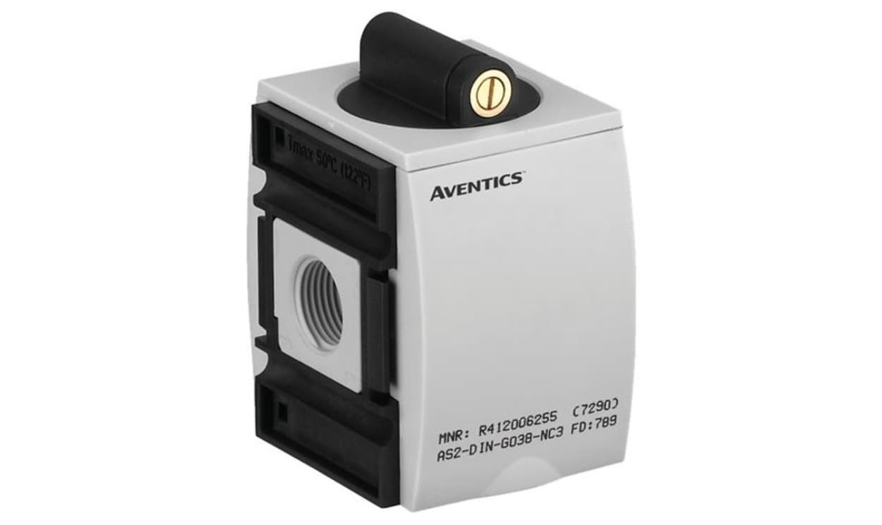 AVENTICS R412006275 Pneumatic Soft Start Valve, 2000L/min, G 1/4, 0.25in Tube Size 16 bar - generaltechuae