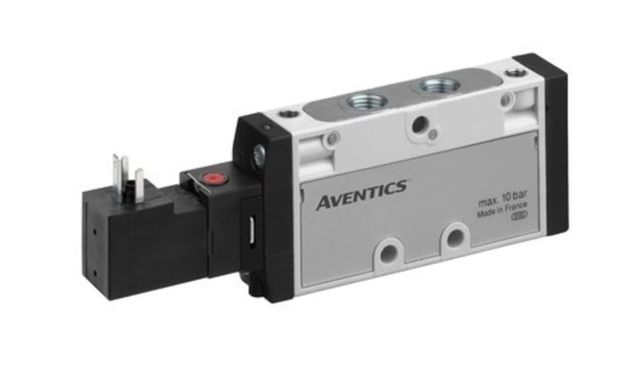AVENTICS 0820060001 5/2 Pneumatic Solenoid Valve - Solenoid/Pilot G 1/8 TC08 Series 24V dc - generaltechuae