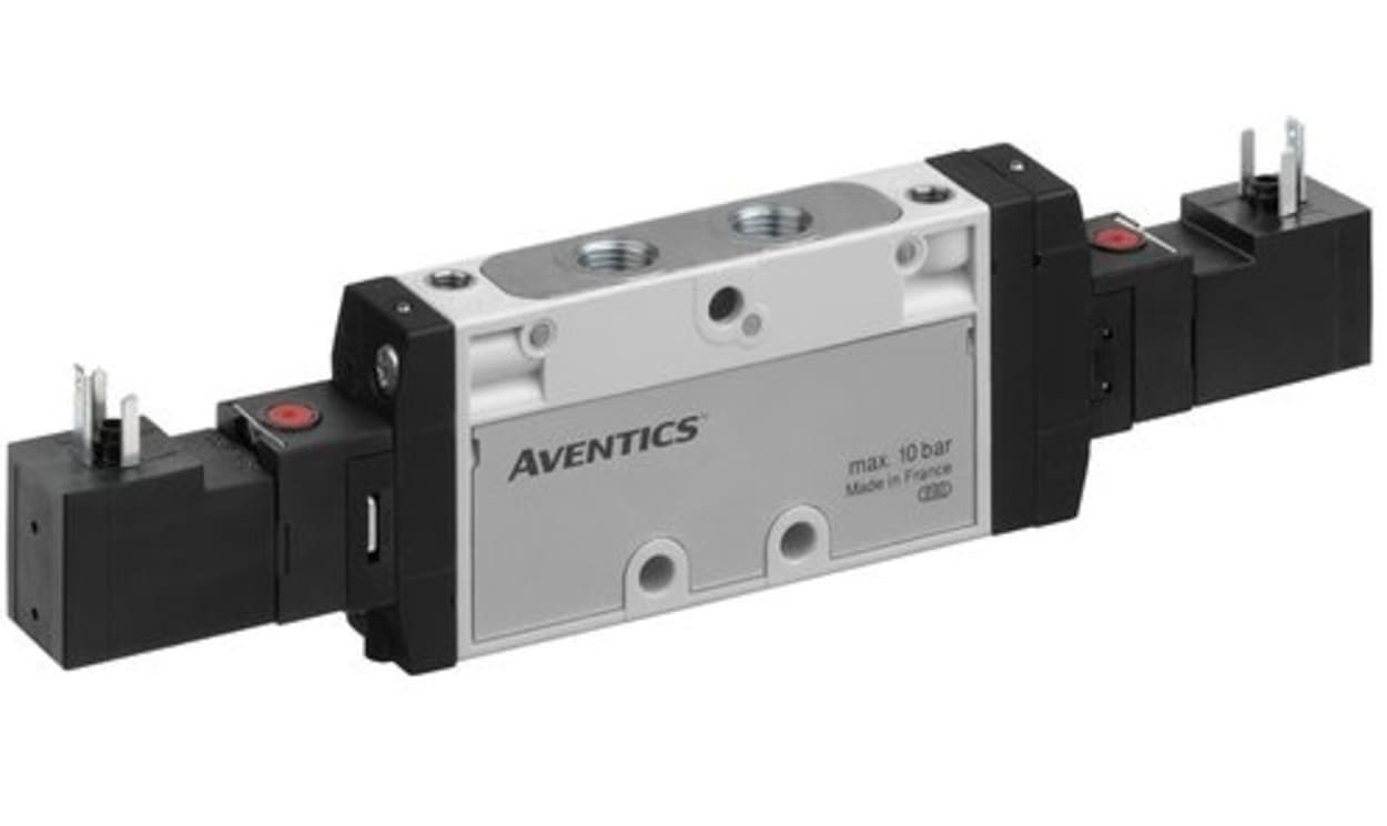 AVENTICS 0820060551 5/2 Pneumatic Solenoid Valve - Solenoid/Solenoid G 1/8 TC08 Series 24V dc - generaltechuae