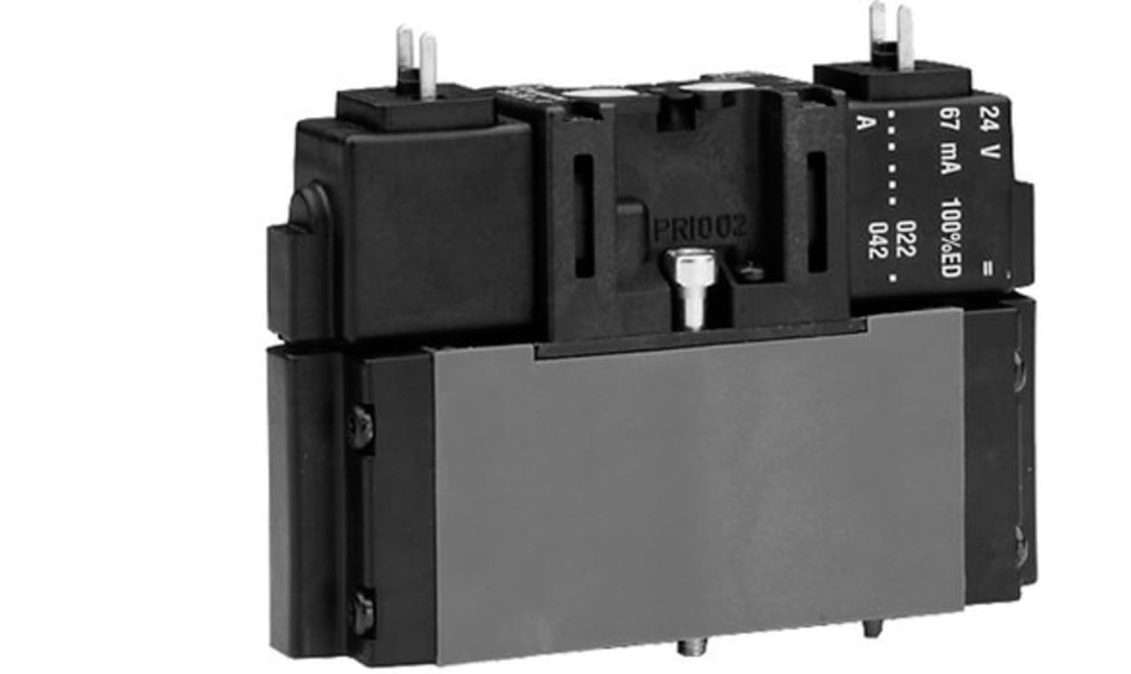 AVENTICS 5763650220 5/2 Pneumatic Solenoid Valve - Solenoid/Pilot CD01-PA Series 24V dc - generaltechuae