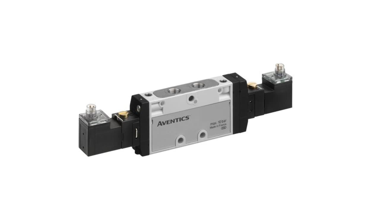 AVENTICS R422100979 5/3 Pneumatic Solenoid Valve - Pilot/Pilot G 1/8 TC08 Series 24V dc - generaltechuae