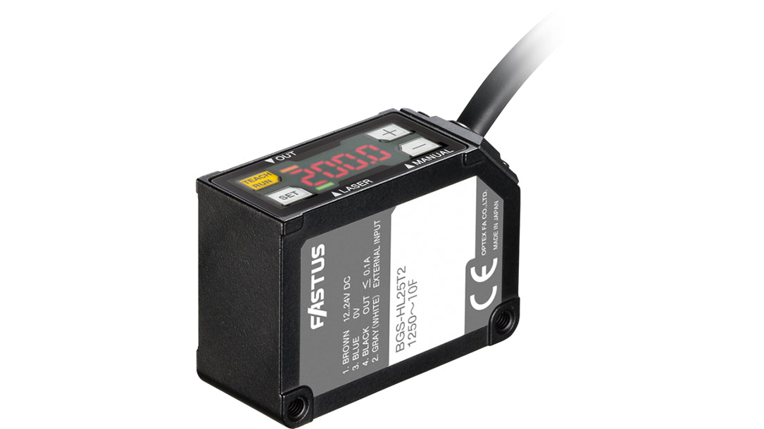OPTEX FA BGS-HL25TC2 | High-Accuracy Laser Sensor | 50-250 mm, 1 output, M8 connector